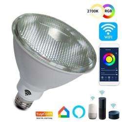 Lámpara PAR LED 12W SMART Wifi RGB+CCT - Regulable - E27