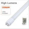 Tubo LED 20W Cristal 150cm 300º - ALTA LUMINOSIDAD - OSRAM CHIP