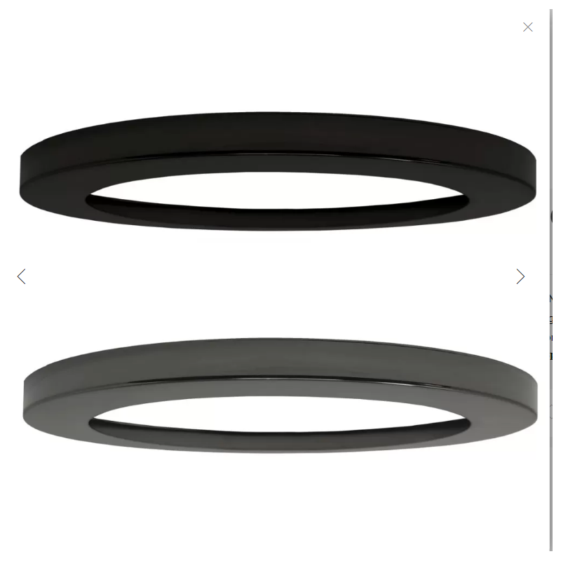 Aro decorativo para Placa Plafón LED Circular CCT Mod. MOSS