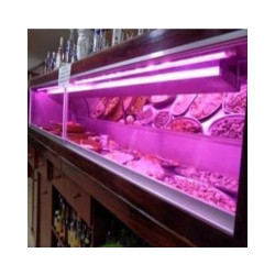 Tubo LED 9W 60Cm Rosa Especial Carnicerías