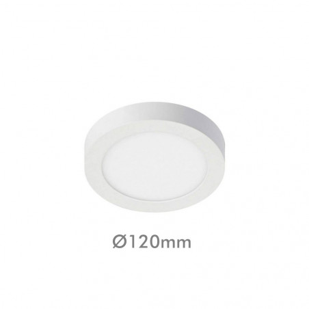 Plafón LED circular superficie 8W 120º- IP20-Interior