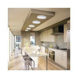 Plafón LED circular superficie 8W 120º- IP20-Interior