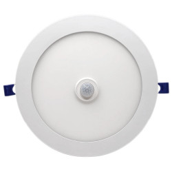 Placa LED Circular 20W con Detector de Movimiento