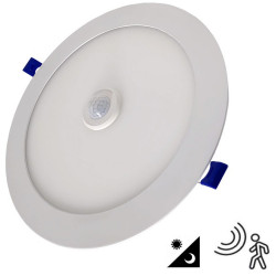 Placa LED Circular 20W con Detector de Movimiento
