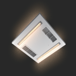 Panel LED 60x60 con sistema de filtrado de aire - Lámpara Philips UV-C Germicida