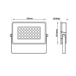 Foco Proyector LED 30W AVANT OSRAM CHIP DURIS E 2835