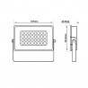 Foco Proyector LED 30W AVANT OSRAM CHIP DURIS E 2835