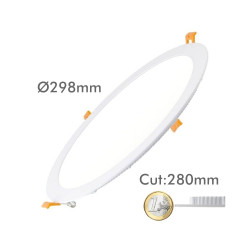 Placa Slim LED Circular 30W