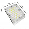 Módulo Optico LED 10W-65W Philips Driver Programable BRIDGELUX Chip SMD5050 8D para Farola