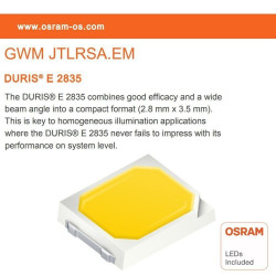 Tubo LED 13W Cristal 90cm 300º - ALTA LUMINOSIDAD - OSRAM CHIP