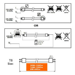 Tubo LED 13W Cristal 90cm 300º - ALTA LUMINOSIDAD - OSRAM CHIP