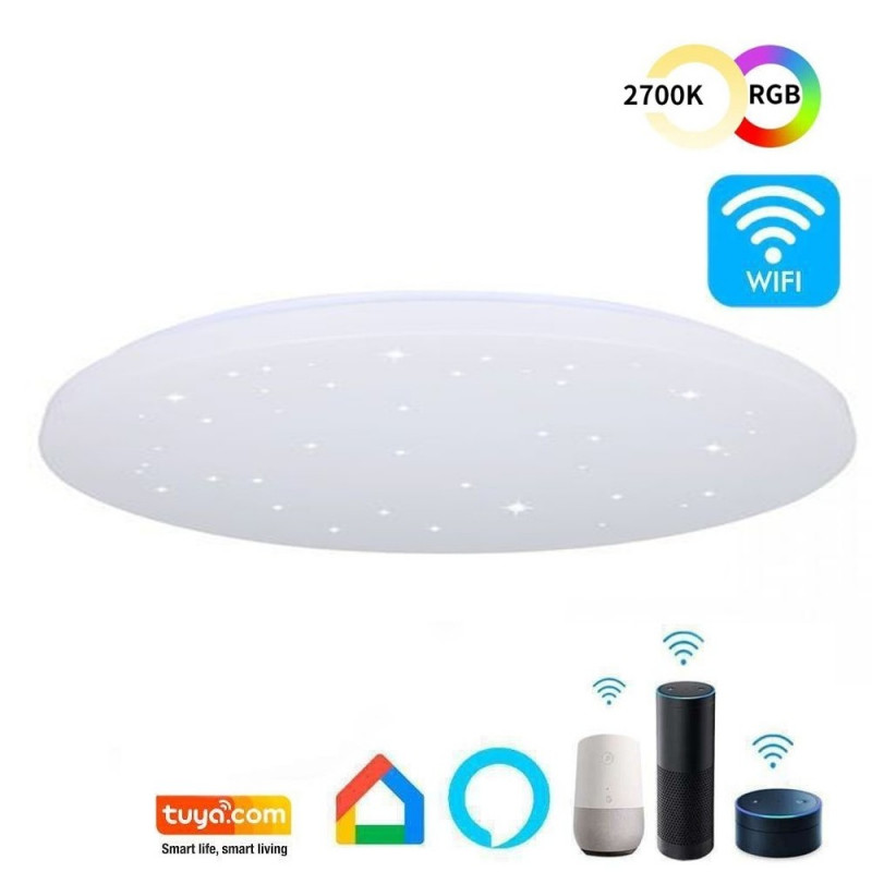 Plafón LED 18W WiFi SMART RGB+CCT - Regulable